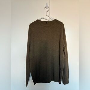 MUJI Men Sweater, Size: L, Color: Olive, New Without Tags
